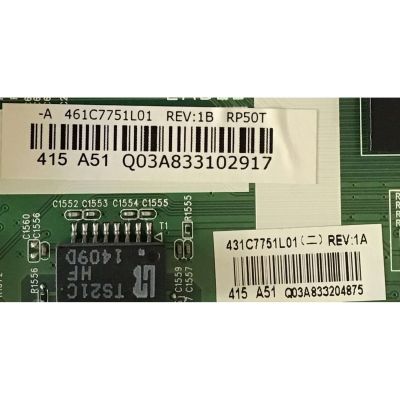 KIT DE TARJETAS PARA TV TOSHIBA / MAIN 461C7751L01 / VTV-L50625 REV:1 / FUENTE PK101W0350I / FSP107-3FS03 / PANEL V500HJ1-ME1 / MODELO 50L3400U - Imagen 3